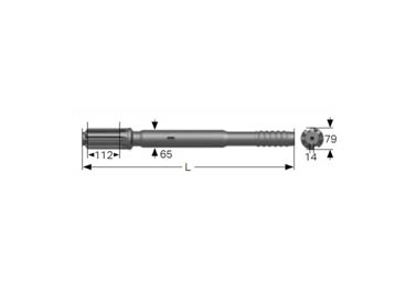 GT60 shank adapter 760mm